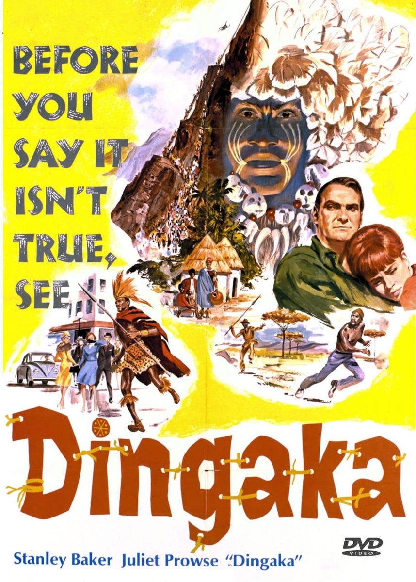 Dingaka (1965) DVD Stanley Baker Juliet Prowse Ken Gampu Jamie Uys