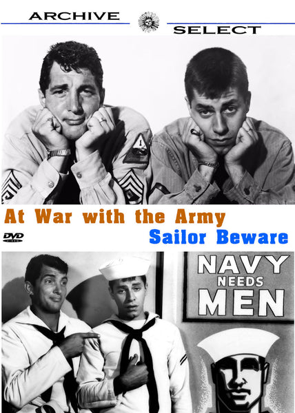 "At War with the Army" "Sailor Beware" Dean Martin Jerry Lewis Polly Bergen Corrine Calvert 